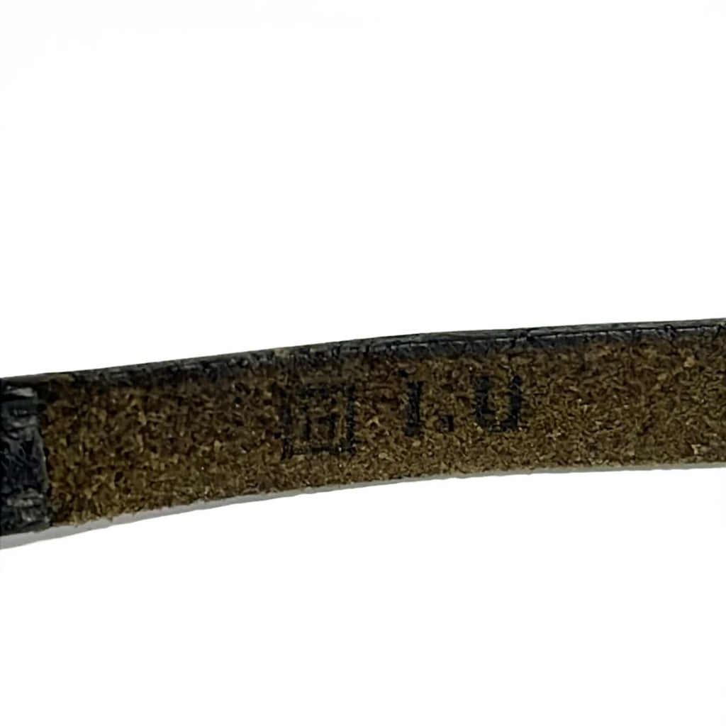 Hermes Bracelet Kelly Ardion Leather Black Silver Triple Strand — view 7