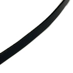 Hermes Bracelet Kelly Ardion Leather Black Silver Triple Strand — view 4
