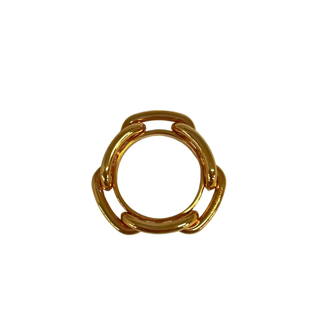 Hermes Scarf Ring Chaine D'ancre Pink Gold — view 3