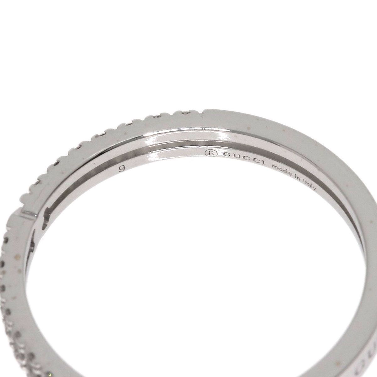Gucci Infinity Diamond Ring 18k White Gold — view 5