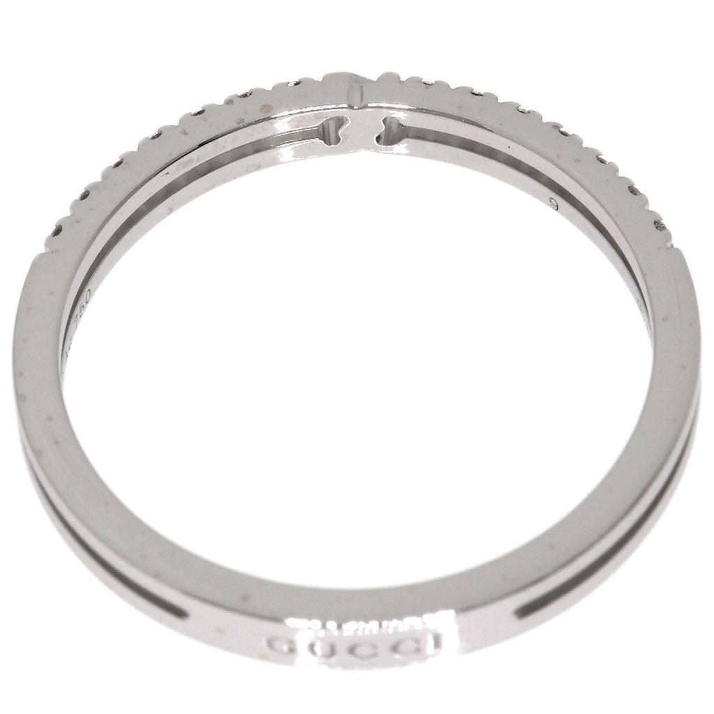 Gucci Infinity Diamond Ring 18k White Gold — view 4