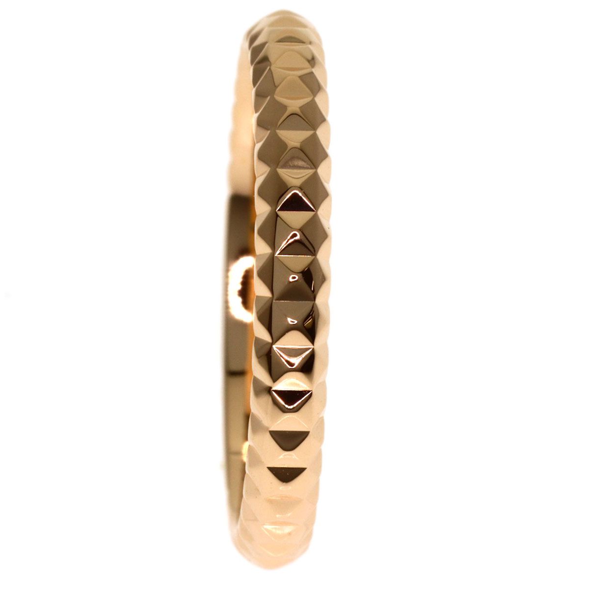 Celine Inner Saffiano Ring 18k Pink Gold — view 3