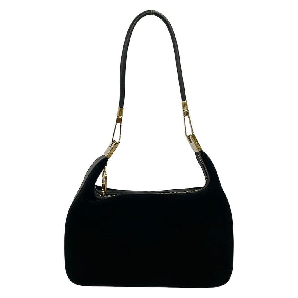 Gucci Shoulder Bag Black Leather