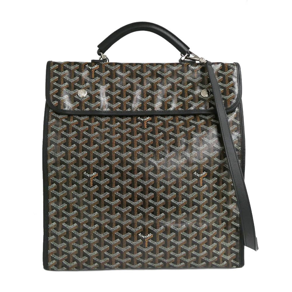 Goyard Saint Leger Backpack Handbag 2-Way Black