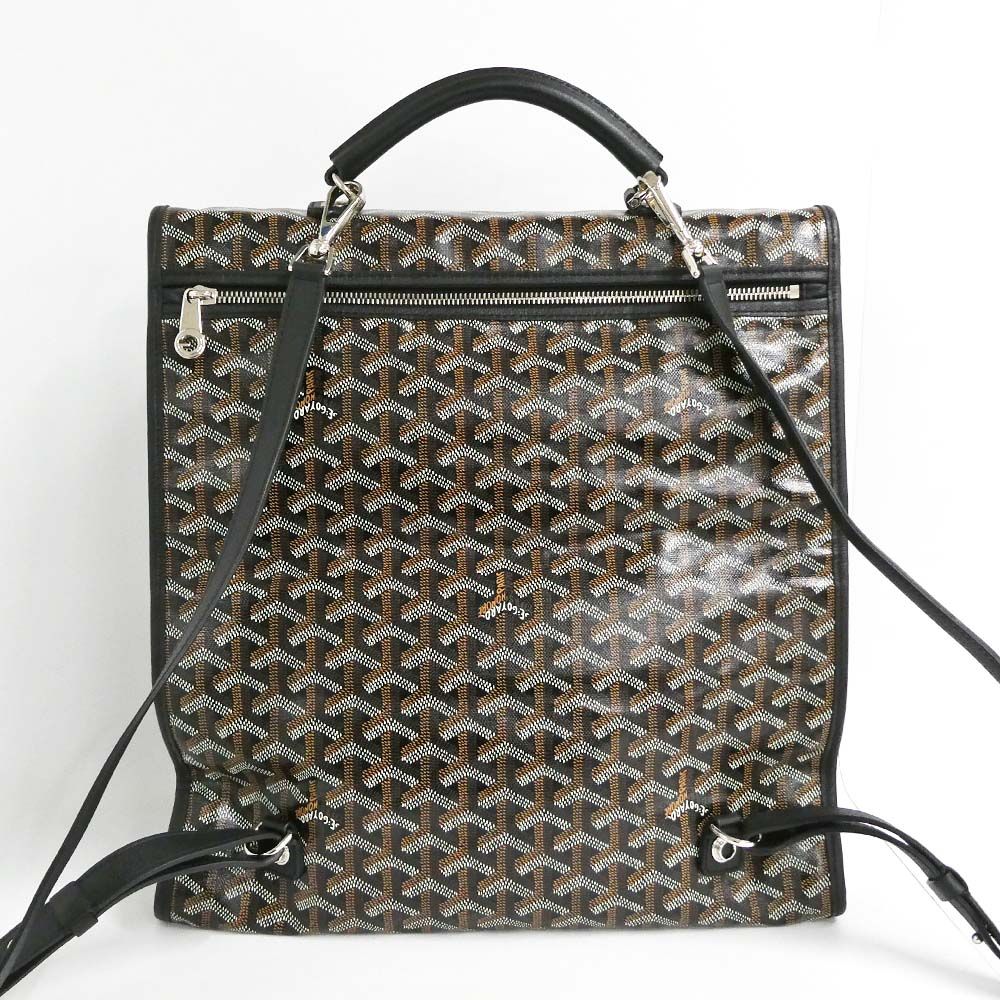 Goyard Saint Leger Backpack Handbag 2-Way Black — view 2