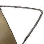 Celine Soft Trio Lambskin Chain Shoulder Bag Leather Yellow Beige — view 6