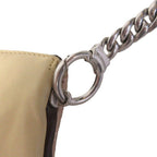 Celine Soft Trio Lambskin Chain Shoulder Bag Leather Yellow Beige — view 7
