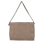 Celine Soft Trio Lambskin Chain Shoulder Bag Leather Yellow Beige — view 2