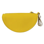 Fendi Pouch Leather Wool Yellow Taco Motif — view 3
