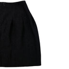 Chanel Trapezoid Skirt CC Logo 36 Black — view 6