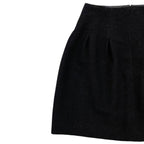 Chanel Trapezoid Skirt CC Logo 36 Black — view 3
