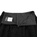 Chanel Trapezoid Skirt CC Logo 36 Black — view 8