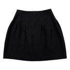 Chanel Trapezoid Skirt CC Logo 36 Black — view 2
