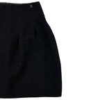 Chanel Trapezoid Skirt CC Logo 36 Black — view 4