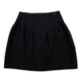 Chanel Trapezoid Skirt CC Logo 36 Black