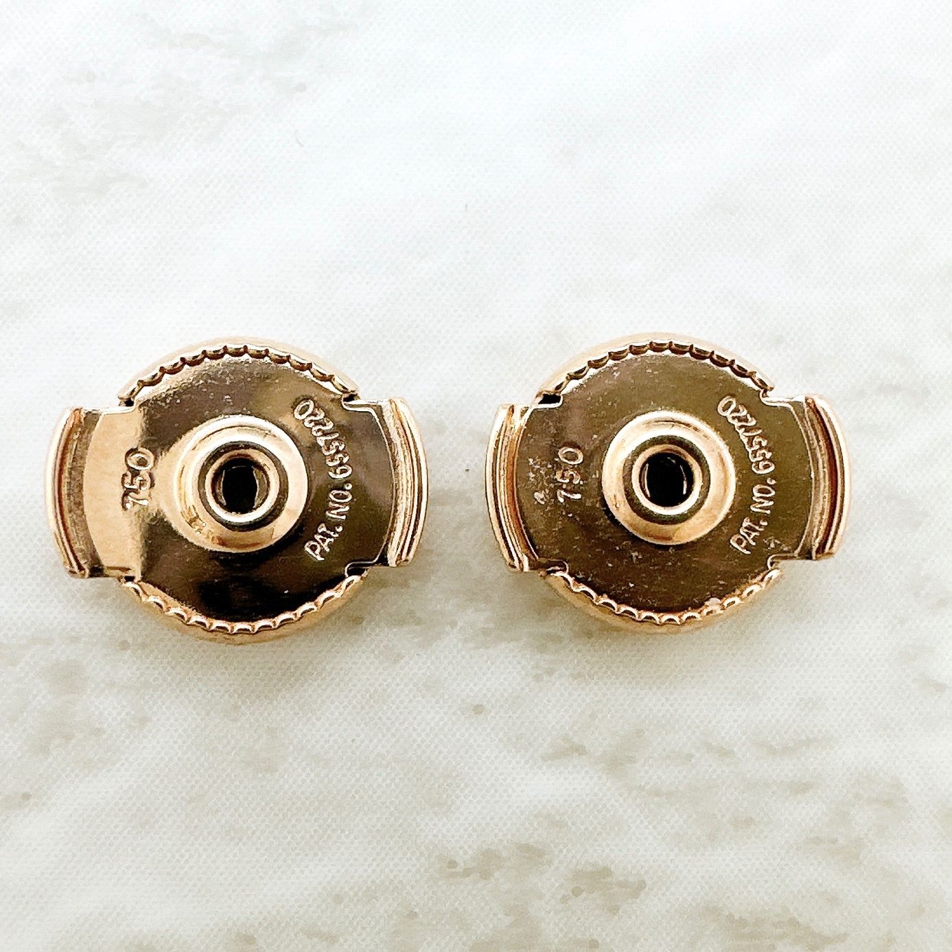 Hermes Chaine D'ancre Farandole TPM Pink Gold Earrings — view 7