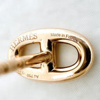 Hermes Chaine D'ancre Farandole TPM Pink Gold Earrings — view 8