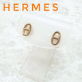Hermes Chaine D'ancre Farandole TPM Pink Gold Earrings