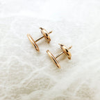 Hermes Chaine D'ancre Farandole TPM Pink Gold Earrings — view 5