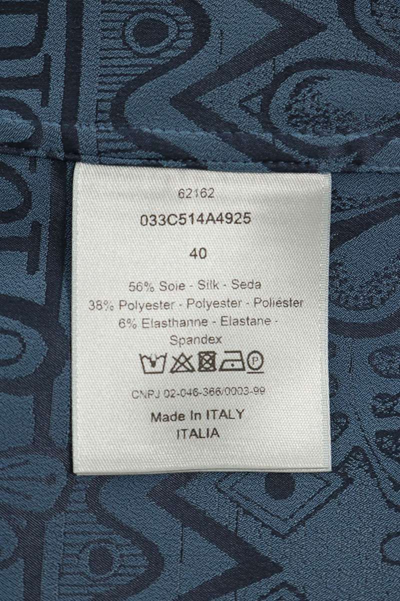 Dior Stussy Allover Pattern Short Sleeve Shirt 40 — view 3