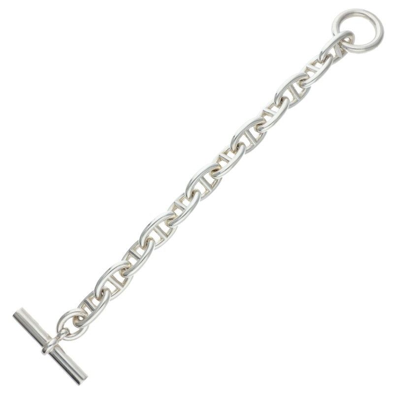 Hermes Chaine D'ancre TGM Silver Bracelet — view 2