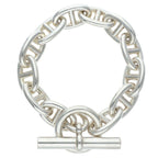 Hermes Chaine D'ancre TGM Silver Bracelet
