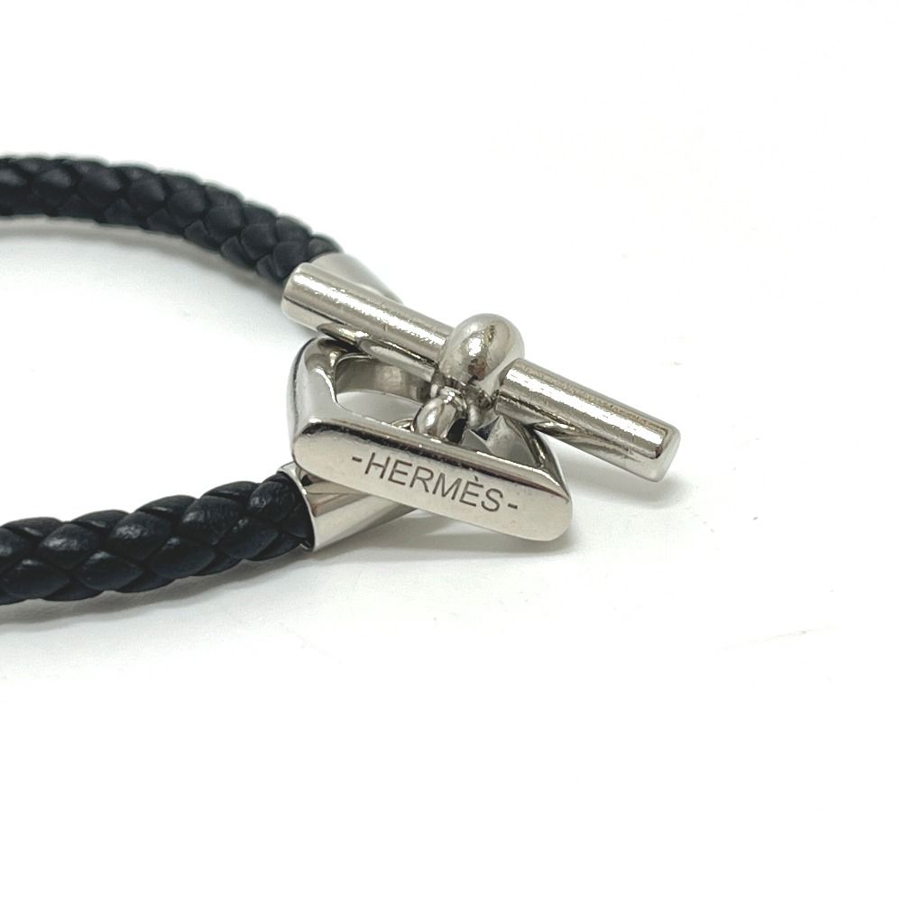 Hermes Bracelet Etrier SS Silveri Black — view 3