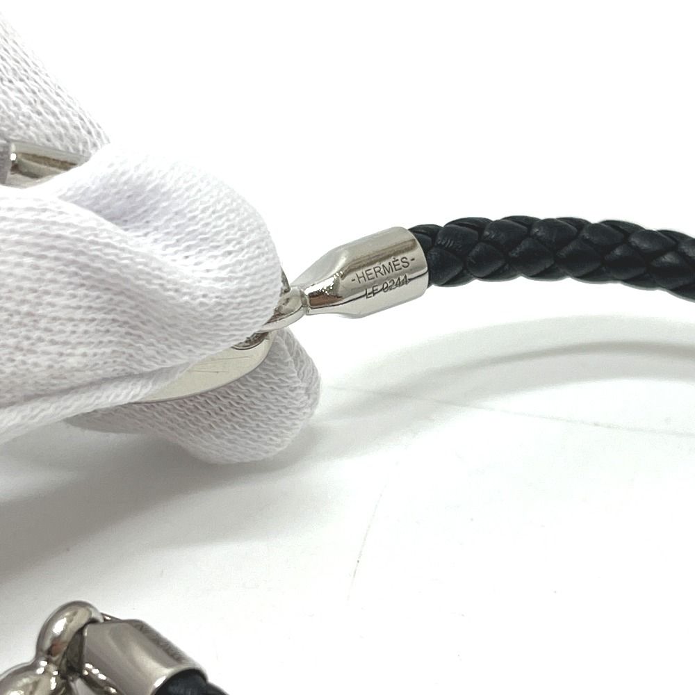 Hermes Bracelet Etrier SS Silveri Black — view 5