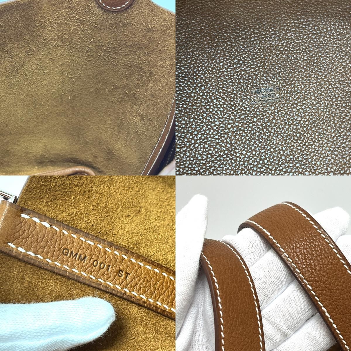 Hermes Handbag Picotin Lock PM Barenia Fauve — view 8