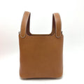 Hermes Handbag Picotin Lock PM Barenia Fauve