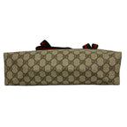 Gucci Tote Sherry GG Plus Supreme Gray Beige Dark Brown Multi Leather — view 5
