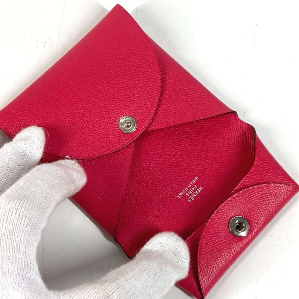 Hermes Coin Case Bastia Epsom Rose Mexico Pink — view 8