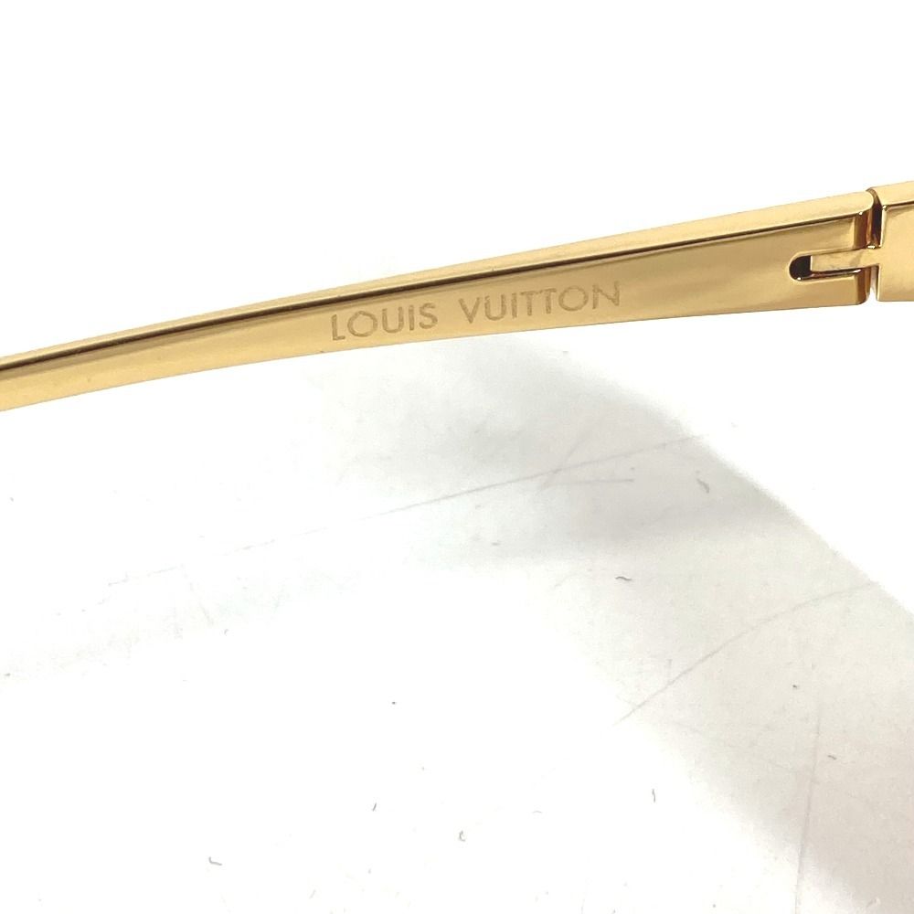 Louis Vuitton Sunglasses LV Comet Square Metal Brown Eyewear — view 5