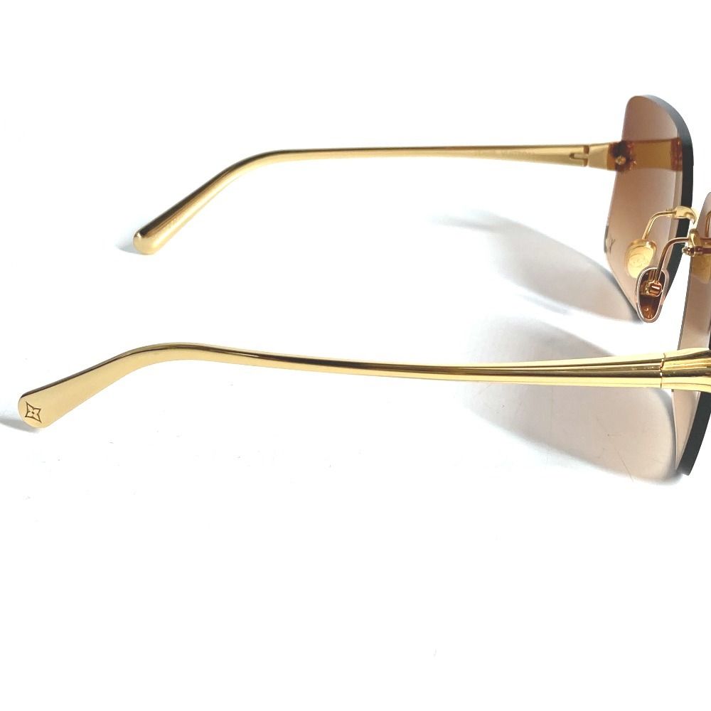 Louis Vuitton Sunglasses LV Comet Square Metal Brown Eyewear — view 2