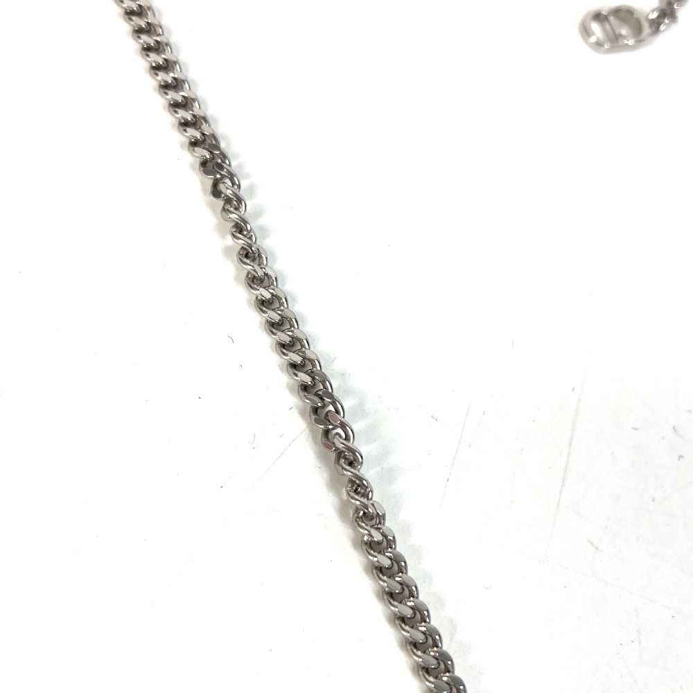 Dior Necklace CD Logo Metal Silver — view 5
