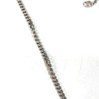 Dior Necklace CD Logo Metal Silver — view 5