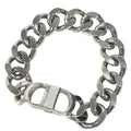 Dior Bracelet CD Logo Metal Silver