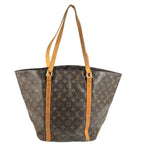 Louis Vuitton Shoulder Bag Sac Shopping Monogram Canvas Brown — view 2