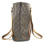 Louis Vuitton Shoulder Bag Sac Shopping Monogram Canvas Brown — view 4