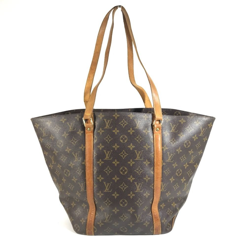 Louis Vuitton Shoulder Bag Sac Shopping Monogram Canvas Brown