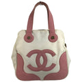 Chanel Handbag CC Logo Marshmallow Canvas Pink