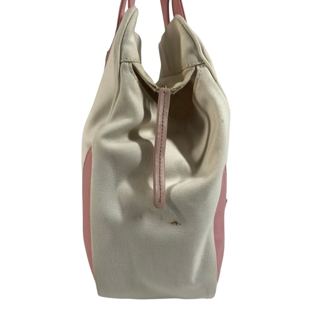 Chanel Handbag CC Logo Marshmallow Canvas Pink — view 4
