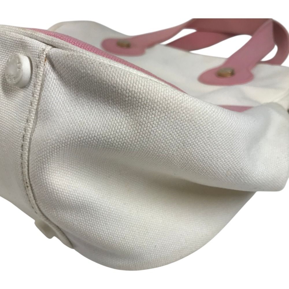 Chanel Handbag CC Logo Marshmallow Canvas Pink — view 6