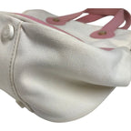 Chanel Handbag CC Logo Marshmallow Canvas Pink — view 6