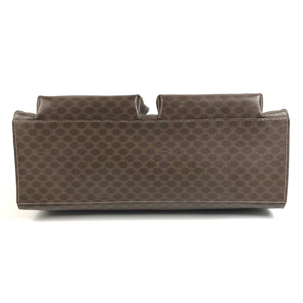 Celine Handbag Macadam Logo Leather Brown — view 5