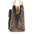 Celine Handbag Macadam Logo Leather Brown — view 3