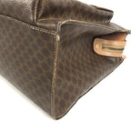 Celine Handbag Macadam Logo Leather Brown — view 6