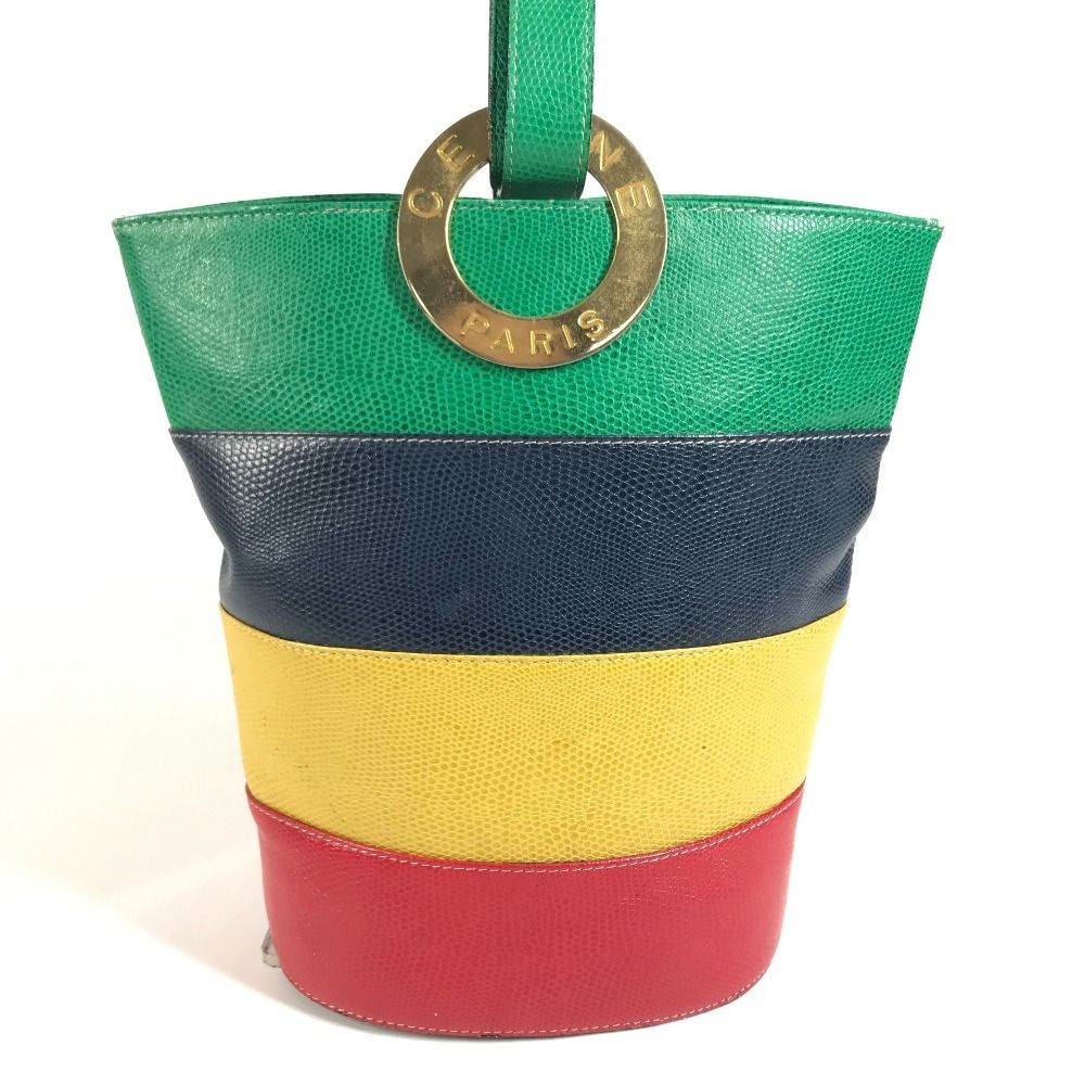Celine Shoulder Bag Circle Logo Bucket — view 2