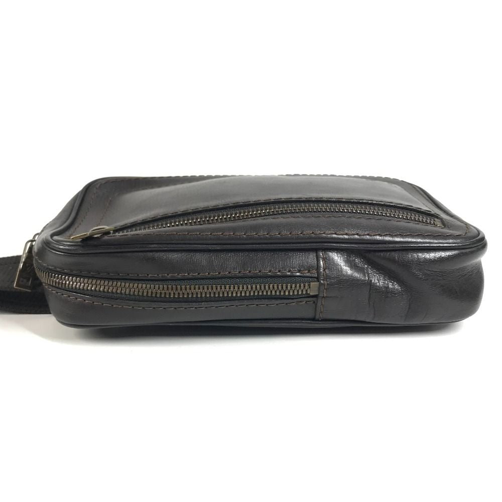 Louis Vuitton Belt Bag Siu Utah Leather Cafe Brown — view 2