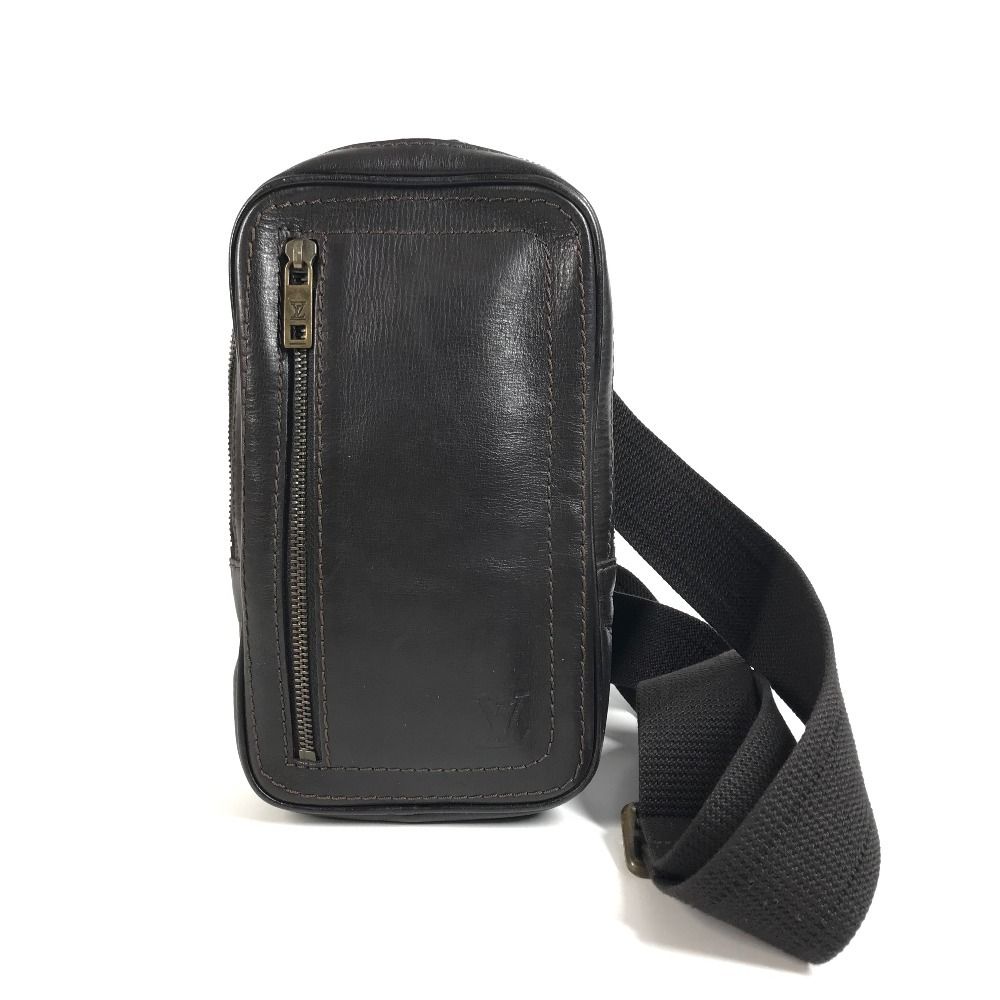 Louis Vuitton Belt Bag Siu Utah Leather Cafe Brown